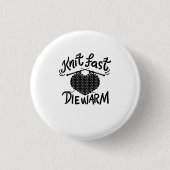 Knitter Funny Knitter Button (Vorderseite)