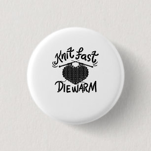 Knitter Funny Knitter Button