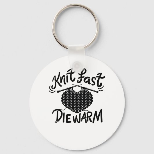 Knitter Funny Knitter Schlüsselanhänger (Vorderseite)