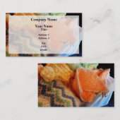 Knitter für Baby Visitenkarte (Vorne/Hinten)