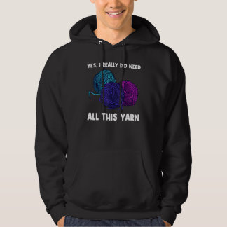 Knitter für Männer Krongarn Hoodie