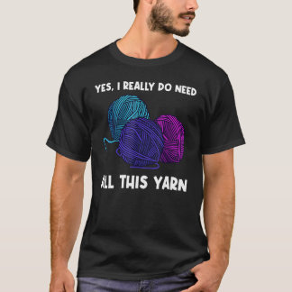 Knitter für Männer Krongarn T-Shirt