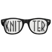 KNITTER - Handwerk Partybrille (Vorderseite)