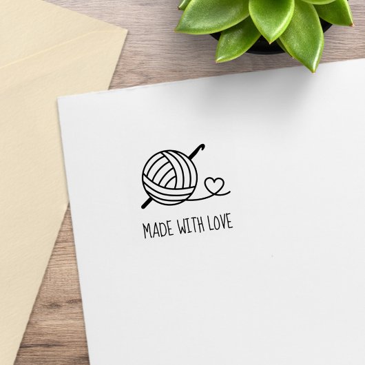 Knitter Kegelgarn aus Liebe 1x1 Gummistempel