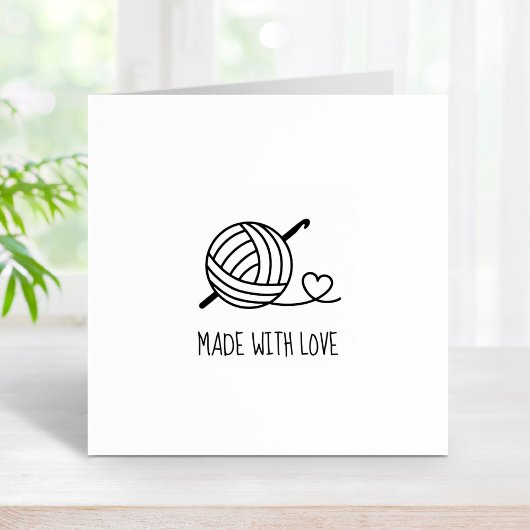 Knitter Kegelgarn aus Liebe 1x1 Gummistempel