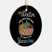 Knitter Keramik Ornament (Rechts)