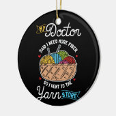 Knitter Keramik Ornament (Links)