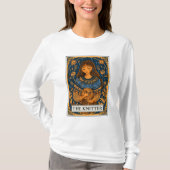 Knitter Knitter Tarot Thema T-Shirt (Vorderseite)