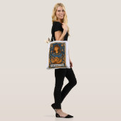 Knitter Knitter Tarot Thema Tasche (Am Model)