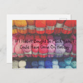 Knitter Postkarte (Vorne/Hinten)