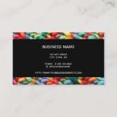 Knitter Regenbogengarn Visitenkarte (Rückseite)