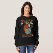 Knitter-Schlammknitterteam Sweatshirt (Vorne ganz)