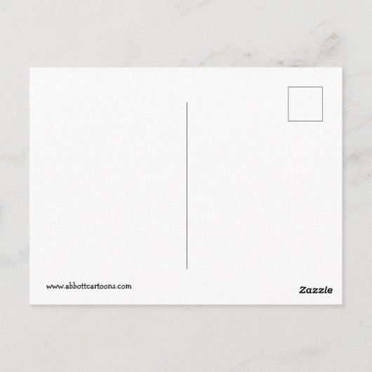 Knitter Spaß Postkarte (Rückseite)