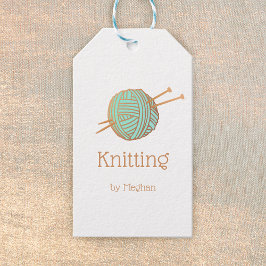 Knitter Strickgarn Geschenktasten Geschenkanhänger