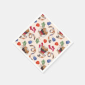 Knitterfreude (Linen) - Napkins Serviette (Ecke)