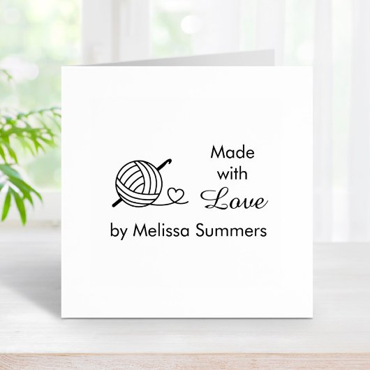 Knittergarn aus Liebe 2 Gummistempel