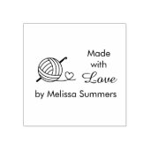 Knittergarn aus Liebe 2 Gummistempel (Prägung)