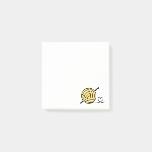 Knittergarn - Benutzerdefinierte Farbe Post-it Klebezettel (Vorderseite)