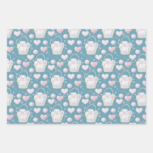 Knittergarn Geschenkpapier Set (Vorderseite 2)