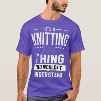 Knittergarn Knitter Strick Knettieren Knettieren T-Shirt
