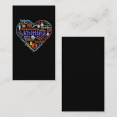 Knittergarn Lover Visitenkarte (Vorne/Hinten)