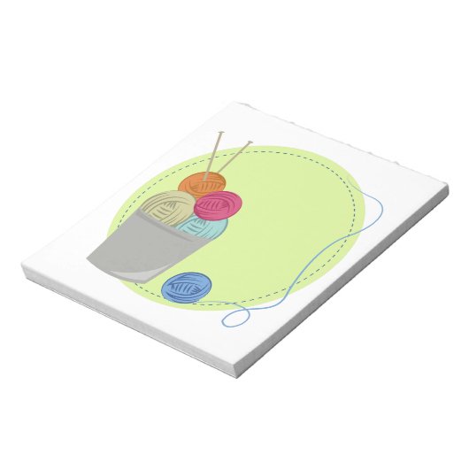 Knittergarn Notizblock (Rotiert)