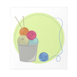 Knittergarn Notizblock