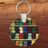 Knittergarn Schlüsselanhänger (Vorderseite)