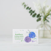 Knittergarn Visitenkarte (Stehend Vorderseite)