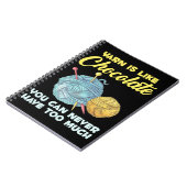 Knittergarne aus Crochet und Schokolade Notizblock (Linke Seite)