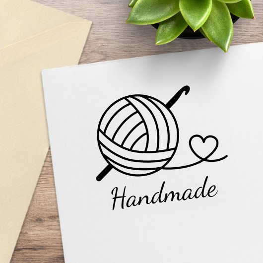 Knittergarne Handgefertigt Gummistempel