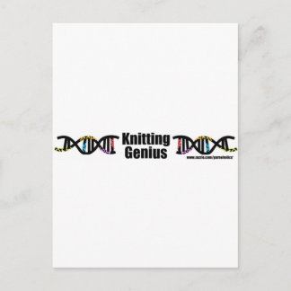Knittergenie Postkarte
