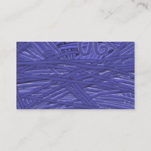 Knittergeschäft Visitenkarte (Rückseite)