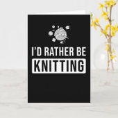 Knittergift Karte (Gelbe Blume)