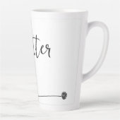 Knitterkatze n Garn Minimalistisch Milchtasse (Rechts)