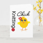 Knitterkick 2 karte (Gelbe Blume)