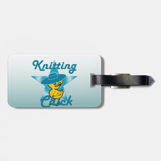 Knitterkick #7 gepäckanhänger (Rückseite horizontal)