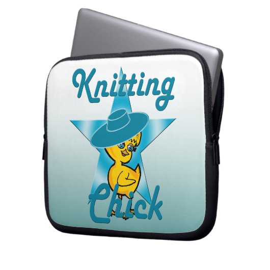 Knitterkick #7 laptopschutzhülle (Vorderseite Links)