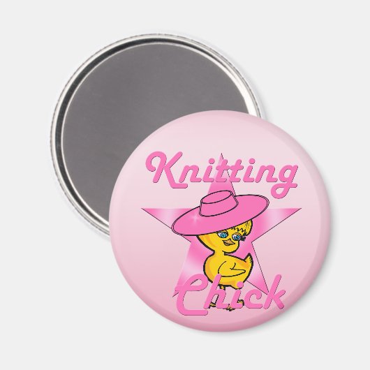 Knitterkick #8 magnet (Vorderseite/Rückseite)
