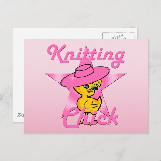 Knitterkick #8 postkarte (Vorne/Hinten)