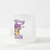 Knitterkick #9 mattglastasse (Vorderseite Links)