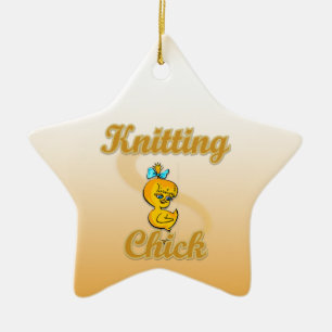 Knitterkick Keramik Ornament