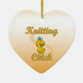 Knitterkick Keramikornament (Vorne)