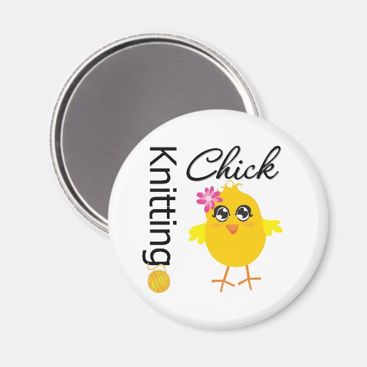 Knitterkick Magnet (Vorderseite/Rückseite)