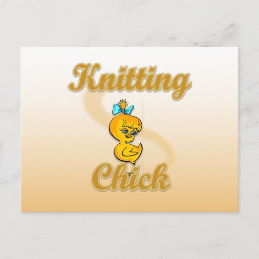 Knitterkick Postkarte (Vorderseite)