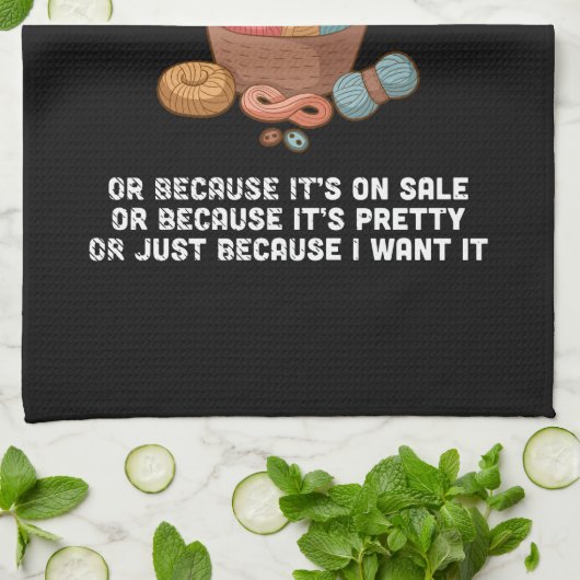 Knitterkörbe Geschirrtuch (Gefaltet)