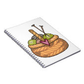 Knitterkörbe Notizblock (Rechte Seite)