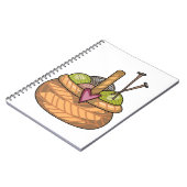 Knitterkörbe Notizblock (Linke Seite)