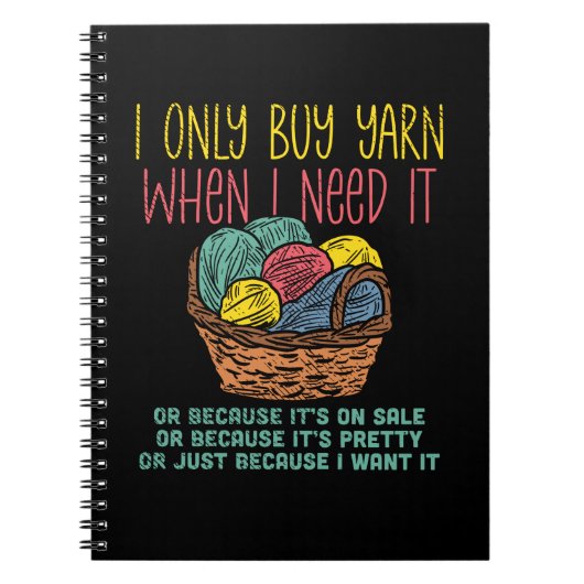 Knitterkörbe Notizblock (Vorderseite)