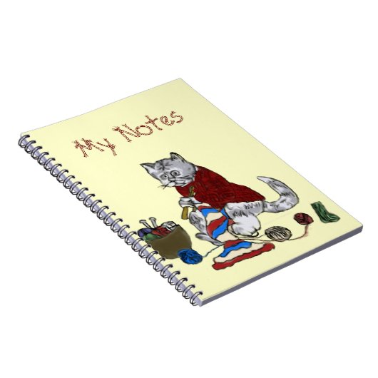 Knittern - Anmerkungen Notizblock (Rechte Seite)